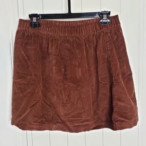 American eagle outfitters brown cotton skirt